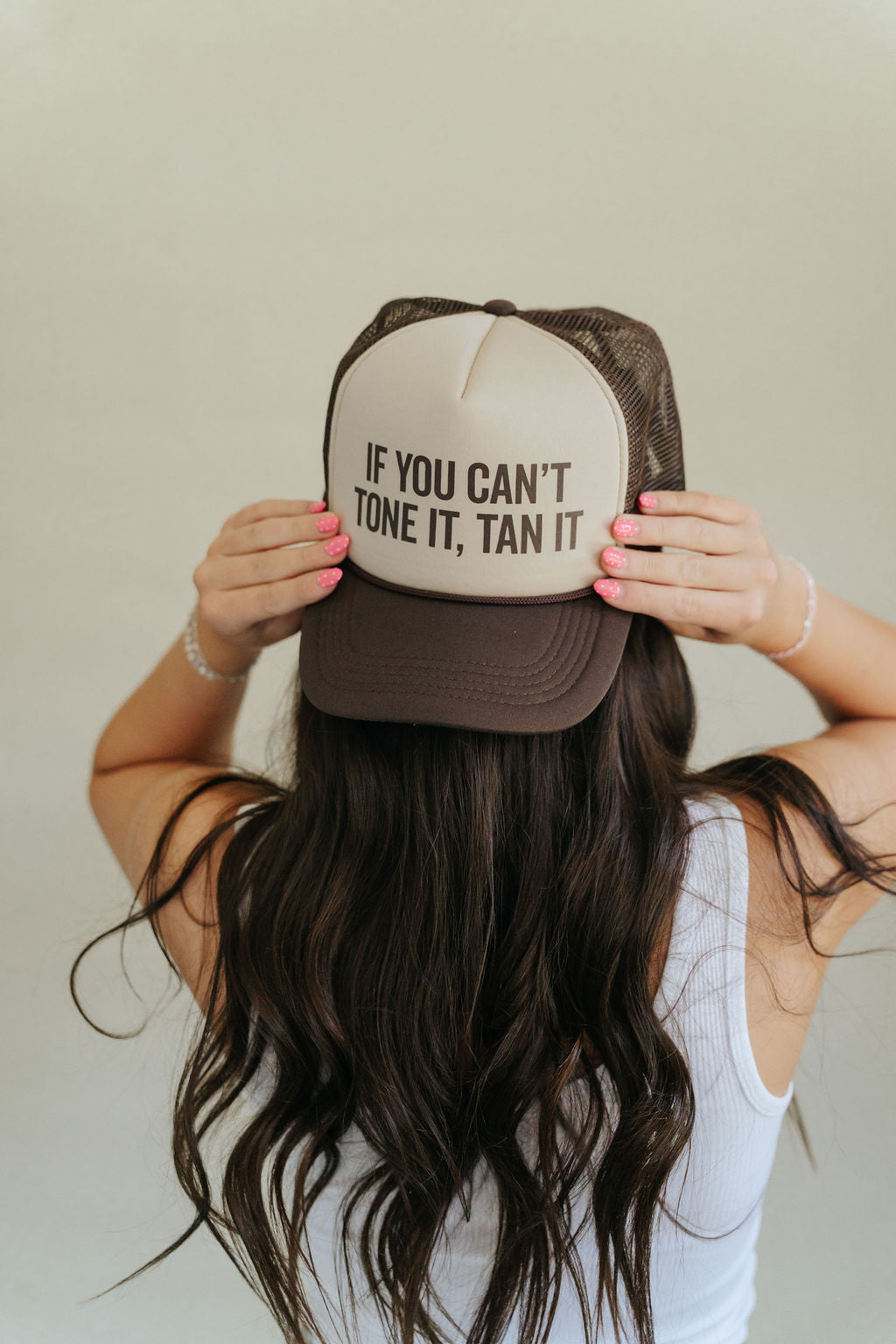 If You Can’t Tone It, Tan It – Trucker Hat