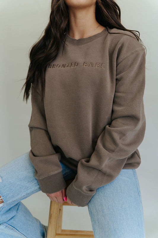 Bronzed Babe Sweatshirt (PRE-SALE) Est to ship 7/21