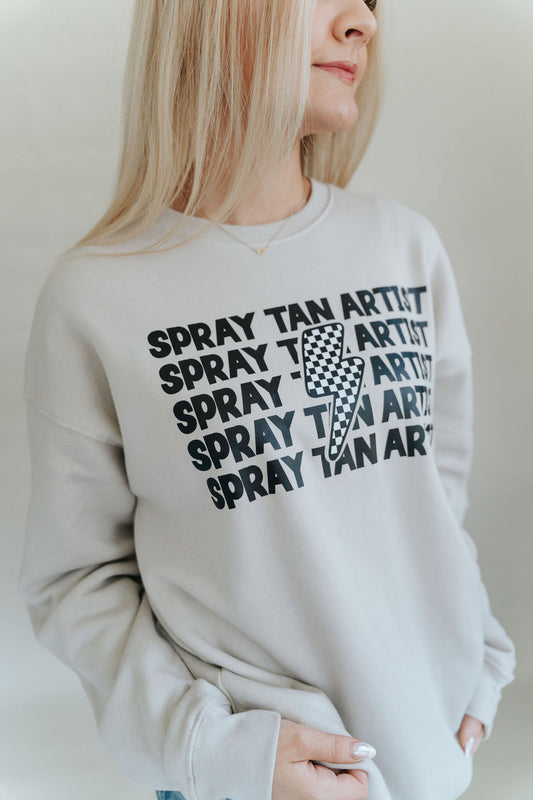 Spray Tan Artist Sweatshirt (PRE-SALE) Estimated to ship 7/21