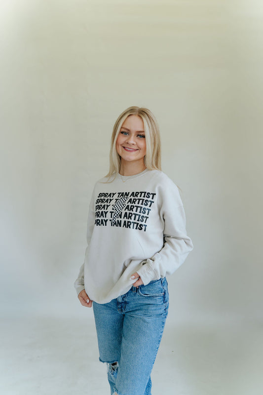 Spray Tan Artist Sweatshirt (PRE-SALE) Estimated to ship 7/21